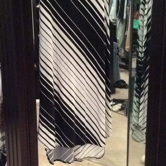 Chicos black and white maxi dress, size 0, nwt - Picture 2 of 4